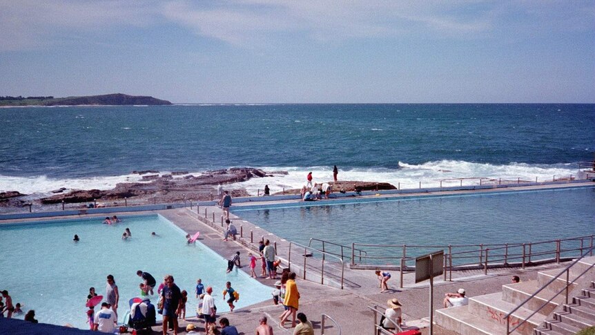 Dee Why ocean pool in Sydney's north was first carved by hand out of the rock shelf by members of the surf club in 1912.