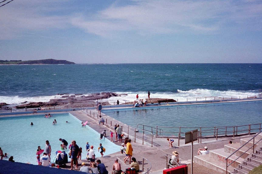 Dee Why ocean pool in Sydney's north was first carved by hand out of the rock shelf by members of the surf club in 1912.