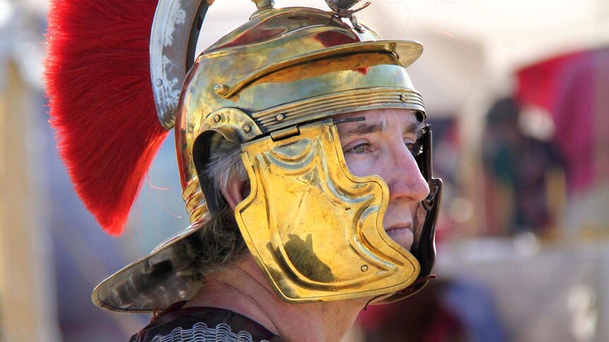 Roman centurion at History Alive
