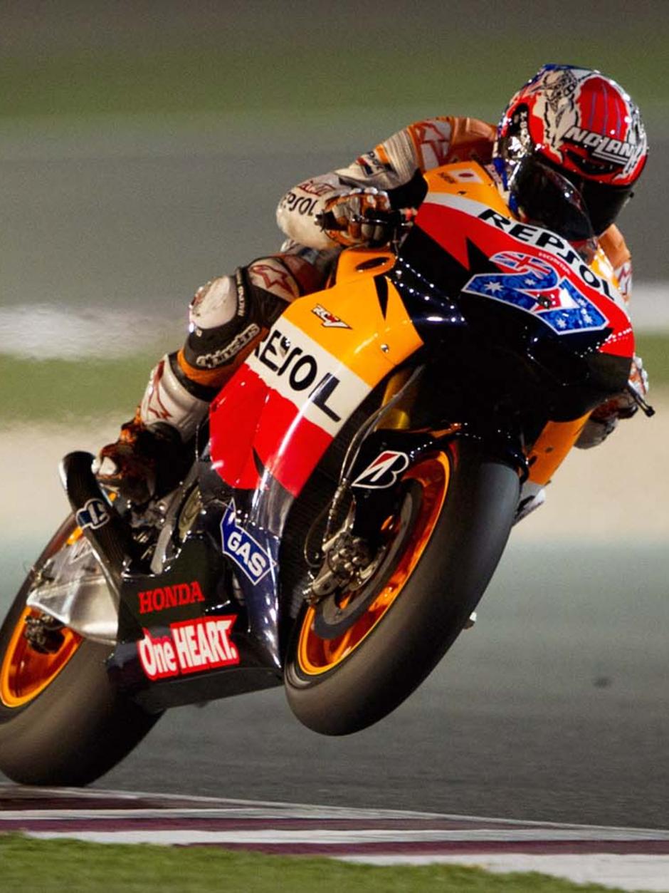 Stoner eclipses lap record in Qatar - ABC News