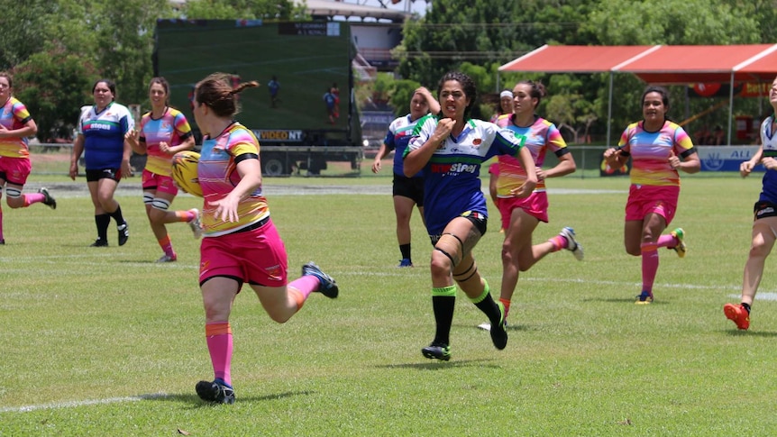 NT Goannas and Alice Springs Royals play Rugby Sevens