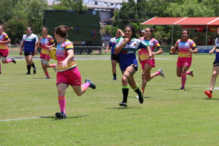 NT Goannas and Alice Springs Royals play Rugby Sevens