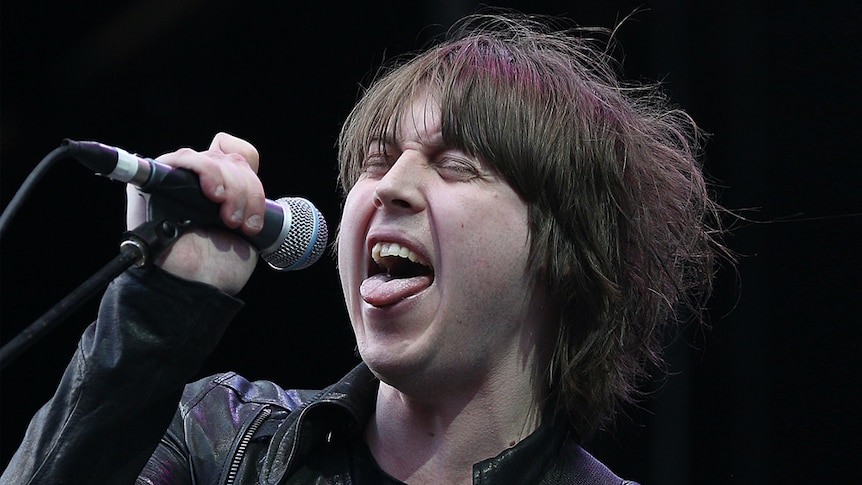 Craig Nicholls of The Vines performing live at Splendour In The Grass 2011