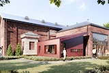 A design image of a project to turn Albury's old pumphouse into a creative space