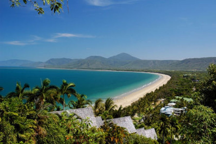 Four Mile Beach at Port Douglas in far north Queensland.