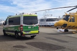 Two Rocks rescue ambulance arrives