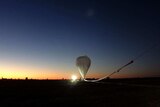 An  research balloon was launches at Alice Springs