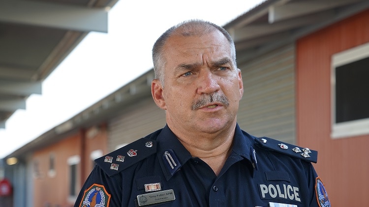 A photo of Commander Tony Fuller at the Berrimah Police Station.