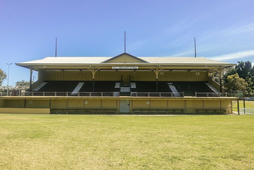 Bill Walker Stand at Bassendean Oval, November 26, 2015.