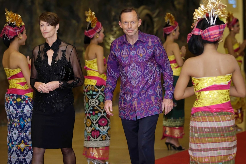 Tony and Margie Abbott at APEC gala dinner