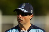 Laurie Daley at Blues training