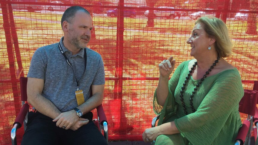 Author Ian McGuire speaks to ABC Radio Adelaide's Sonya Feldhoff at Adelaide Writers' Week