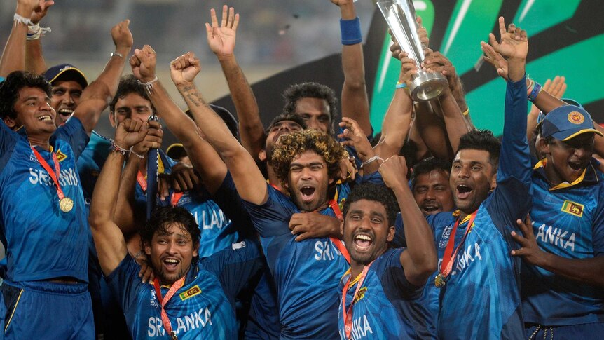 Sri Lanka celebrates T20 world cup win