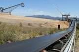 Triabunna woodchip mill on Tasmania's east coast