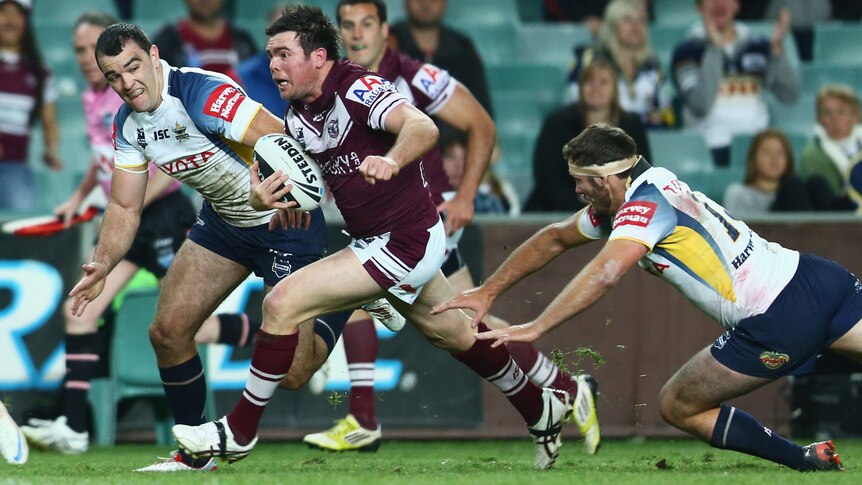Jamie Lyon recovered well from a calf injury to lead his side to a contentious victory.