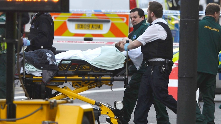 People wounded on Westminster Bridge