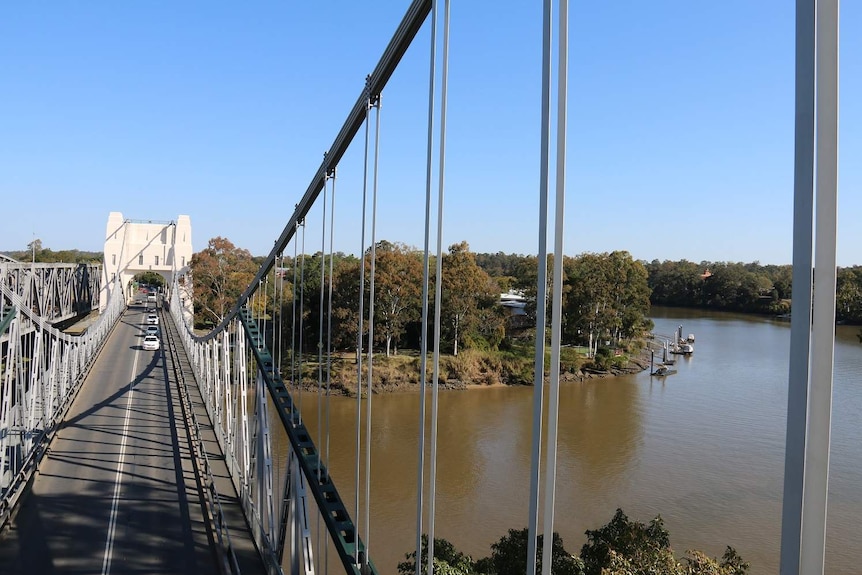 View of Brisbane river from Walter Taylor Bridge