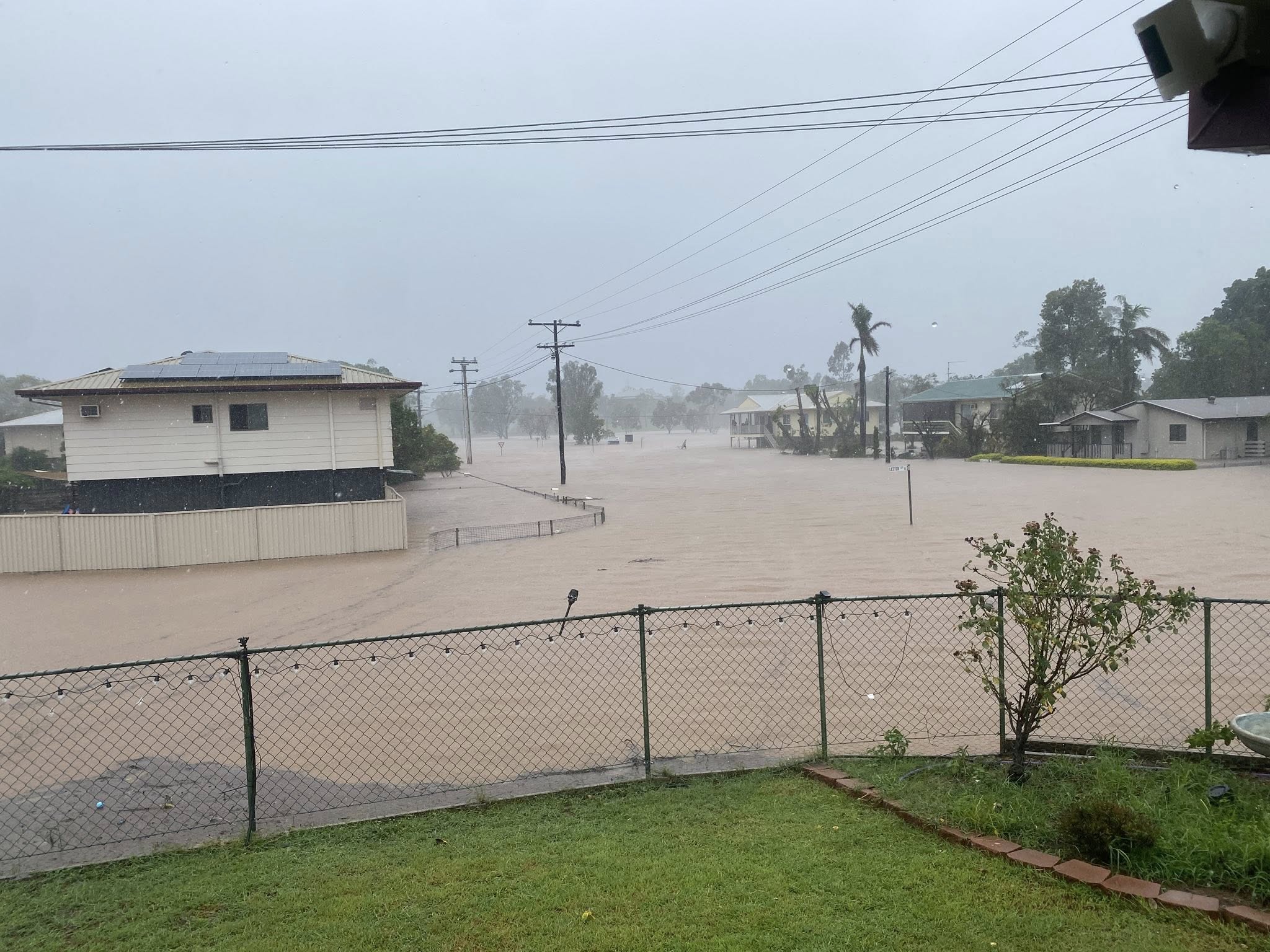 Floodwater is inundating homes in low-lying areas of Clermont.