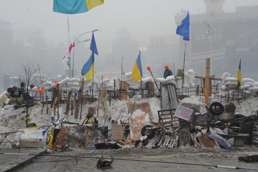 Barricades on Maidan