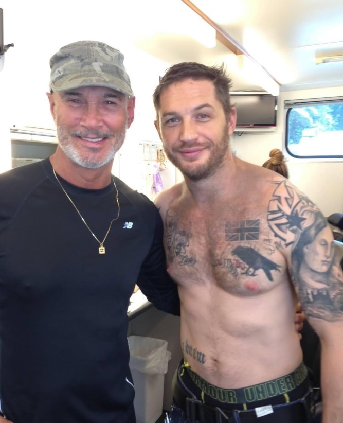 Richard Norton with Tom Hardy