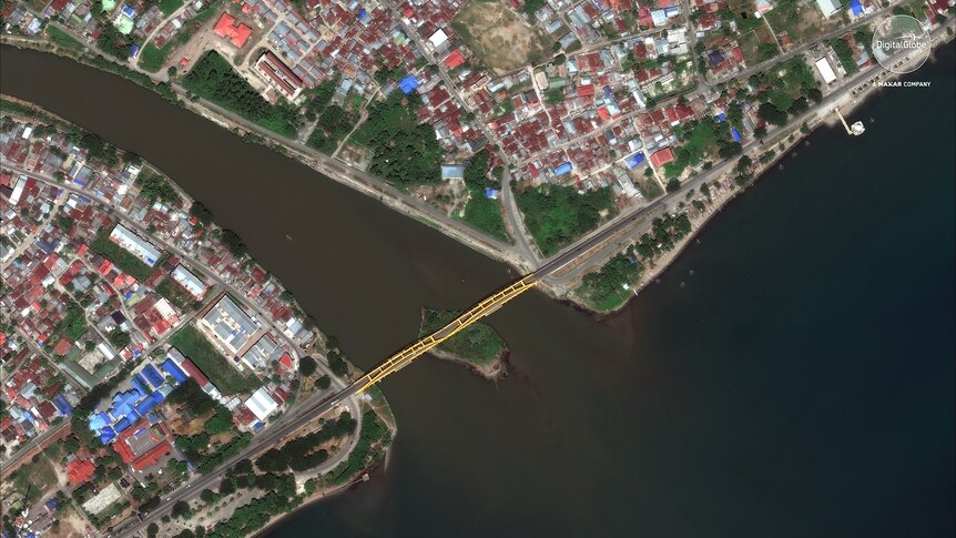 Jembalan Palu IV bridge on August 17