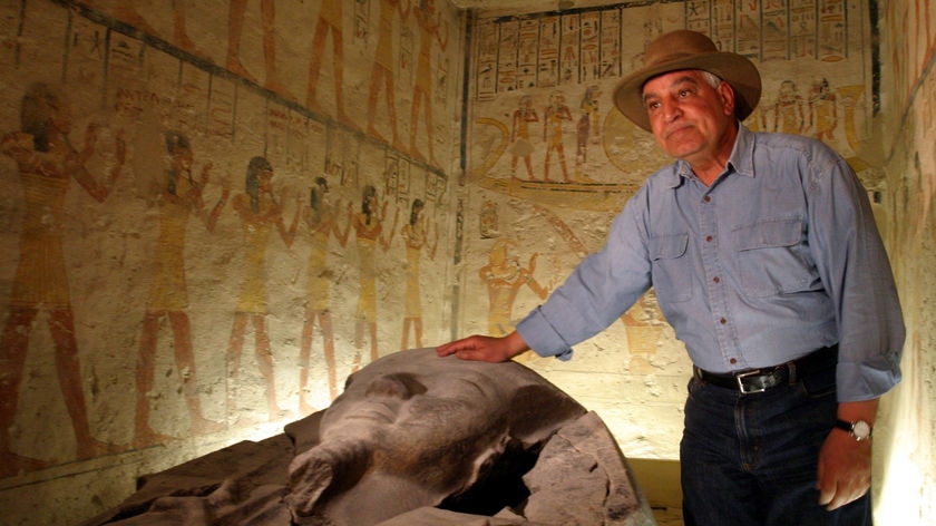 Head of the Supreme Council for Antiquities, Dr Zahi Hawass.