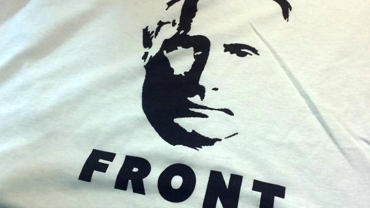 Shirtfront t-shirt pic by Paul Donoughue