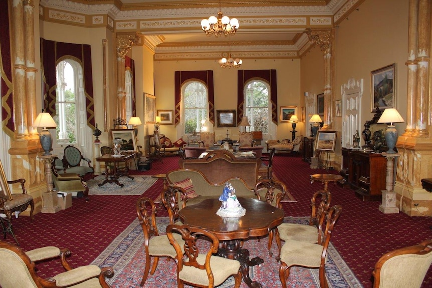 Inside Rupertswood mansion in Sunbury, Victoria