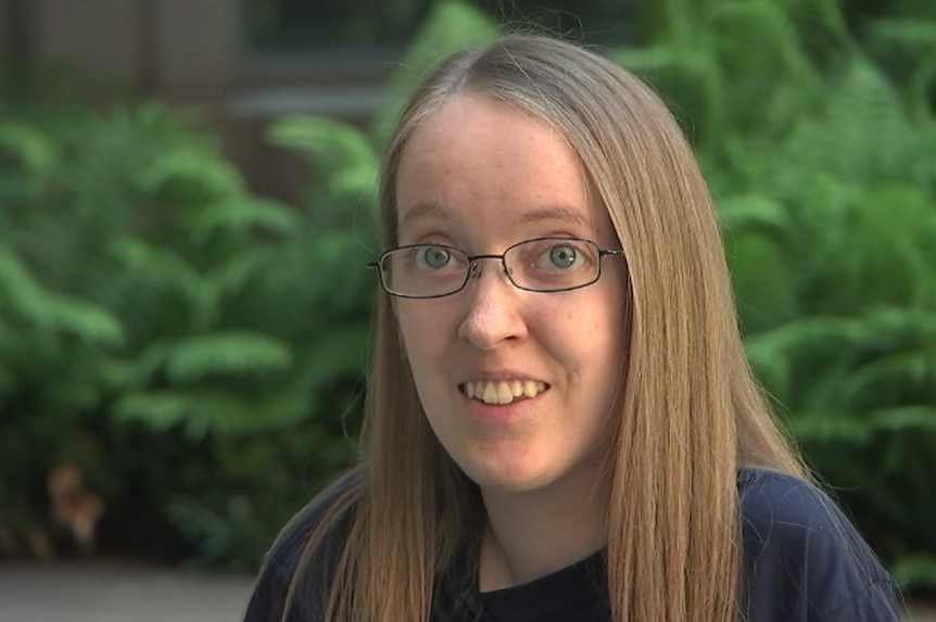 Muscular dystrophy patient, Katie Nelson