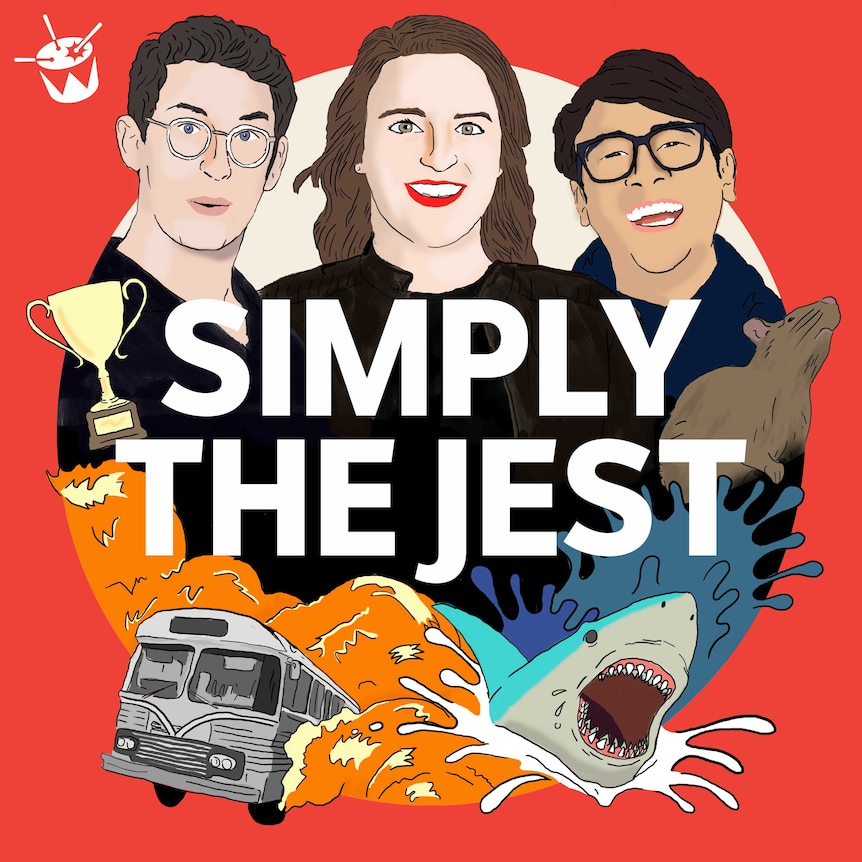 simply the jest podcast image