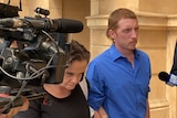 Criminal neglect accused Bradley Justin Staude outside an Adelaide court.