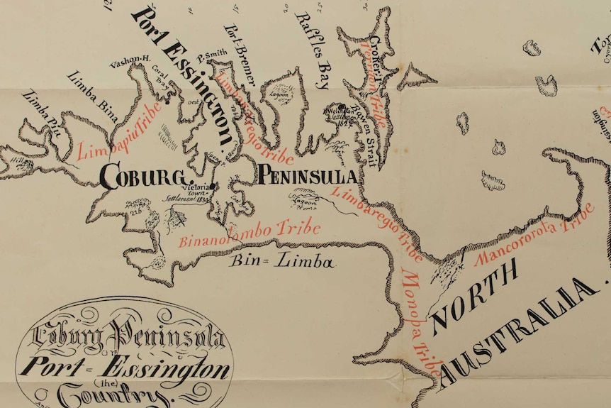 A map of Port Essington.
