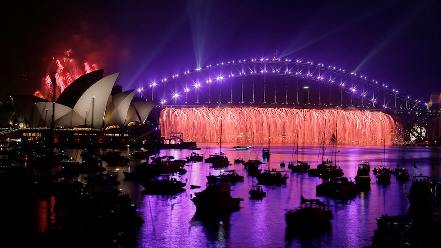 Watch Sydney's 9:00pm fireworks display (Photo by Reuters: Jason Reed)
