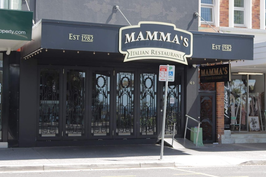 Exterior of Mamma's restaurant