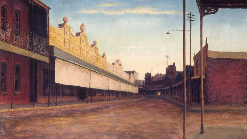 Russell Drysdale painting West Wyalong