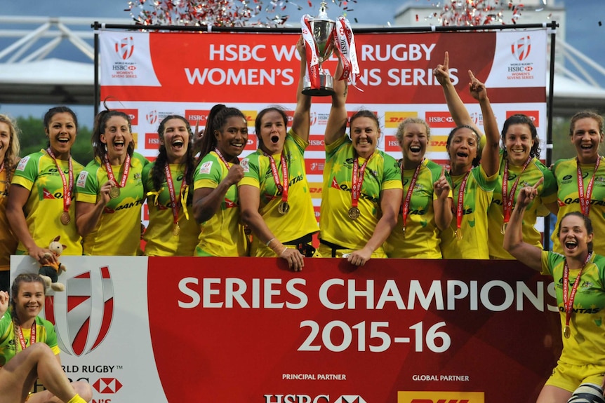 Australian women win World Sevens title