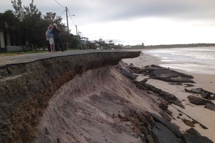 Erosion at Jimmy's Beach, NSW