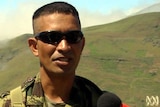Call for PM to resign: Major Alfredo Reinado is the commander of a group of rebel soldiers