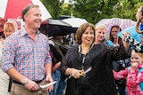 Premier Will Hodgman and Hobart Lord Mayor Sue Hickey at Taste of Tasmania festival 2016.