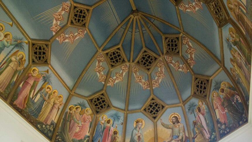 The murals by Fra Angelico.