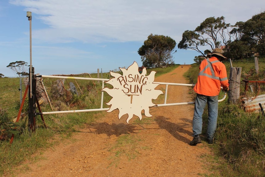 Andy's farm gate