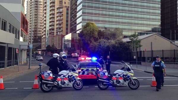 Police operation at Parramatta police headquarters