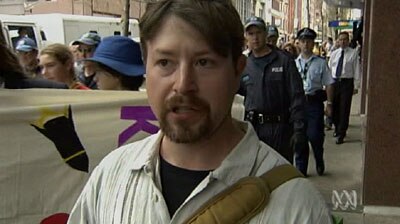 US activist Scott Parkin says he never supported violent protest [file photo]