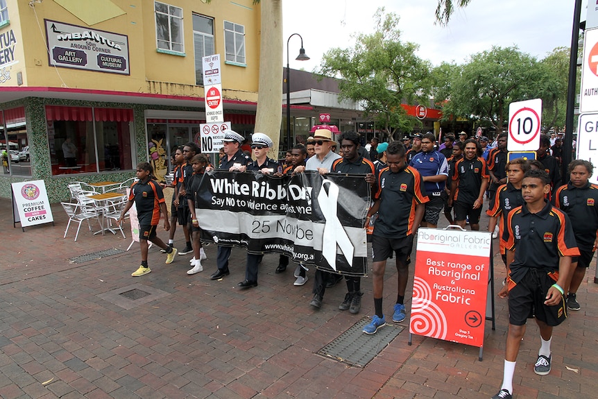 White Ribbon Day in Alice Springs