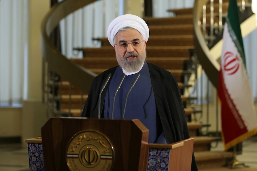 Iranian president Hassan Rouhani vows to stand by nuclear deal