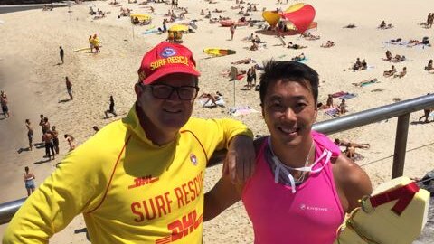 Tim and Alex from Tamarama Surf Life Saving Club