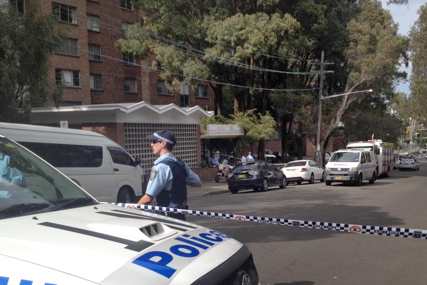 A man has been shot in the leg after being chased by police in Redfern, inner Sydney.