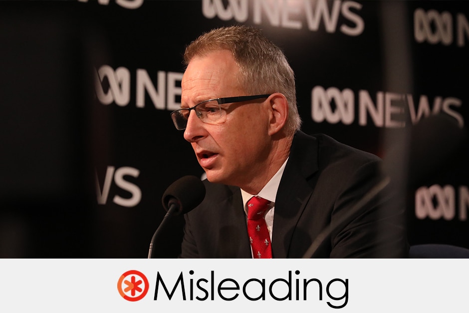 Paul Fletcher's claim is misleading