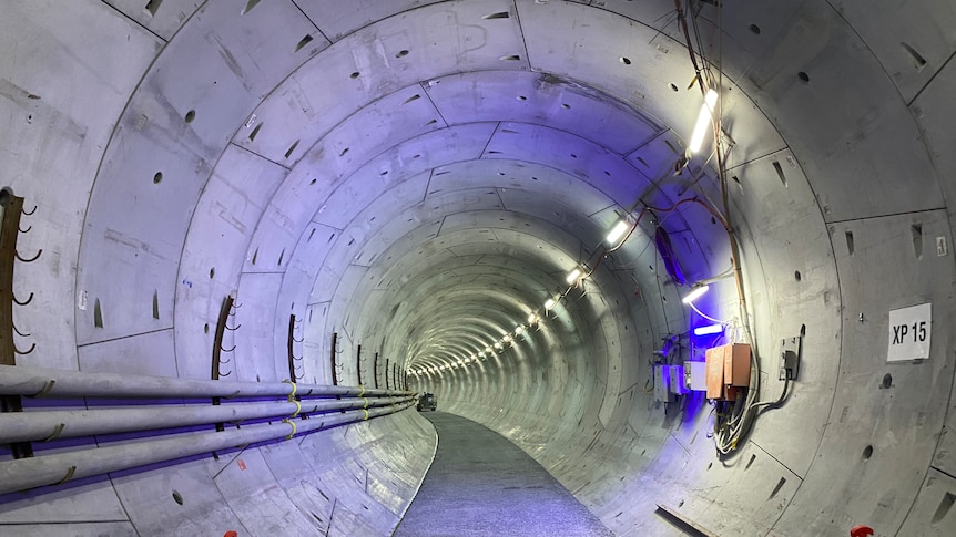 An image of the Cross River Rail tunnel