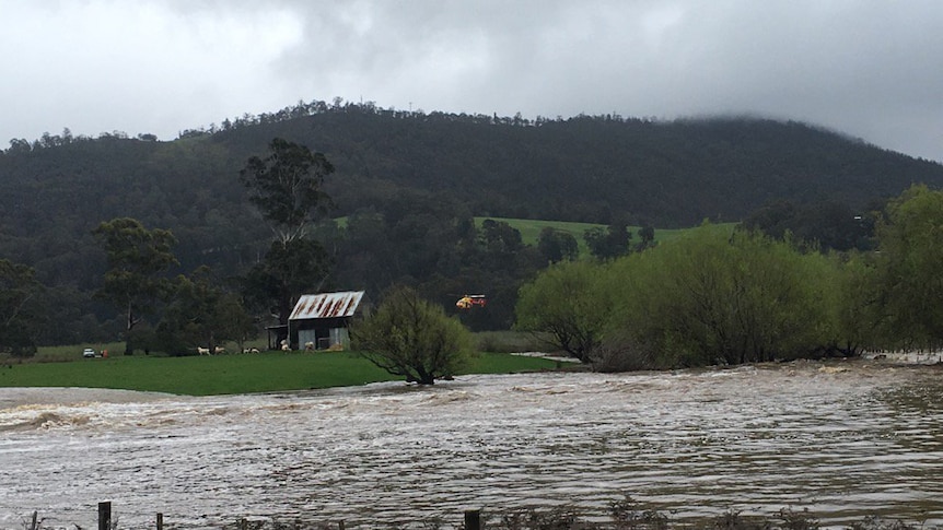 Helicopter rescue Huonville